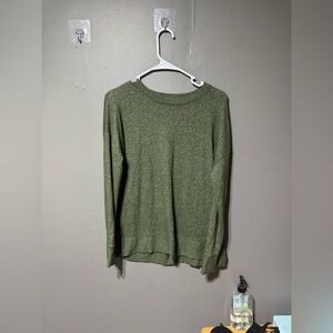 Time and Tru Olive Knit Top